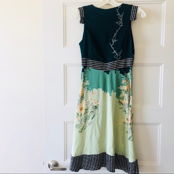 Anthropologie 100% Silk Dress - Picture 2 of 4